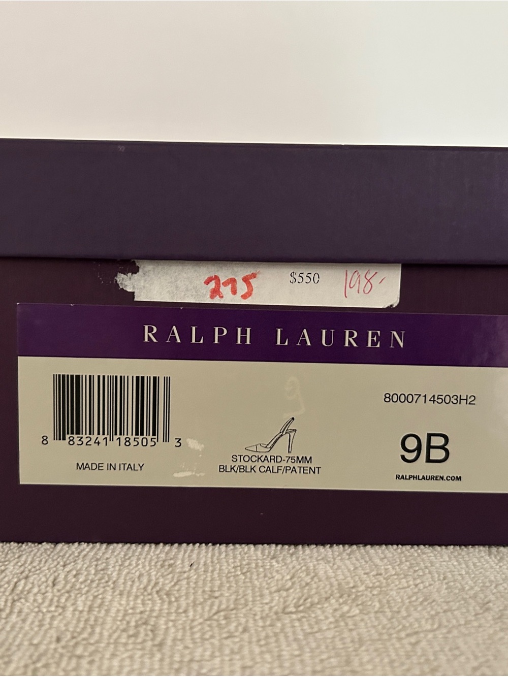 Ralph Lauren Black Pointed Toe Slingback Pumps - Picture 12 of 12